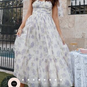 petal and pup dress Floret Midi Dress - Lavender